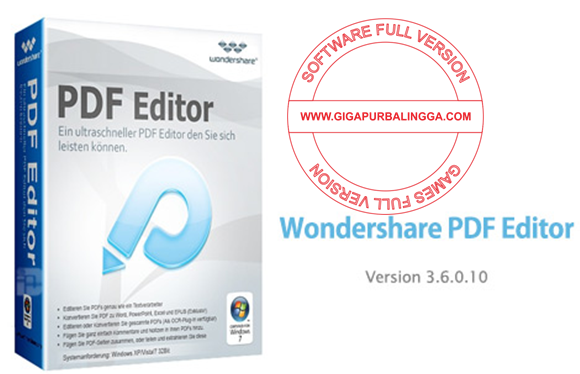 wondershare pdf editor pro $99.95